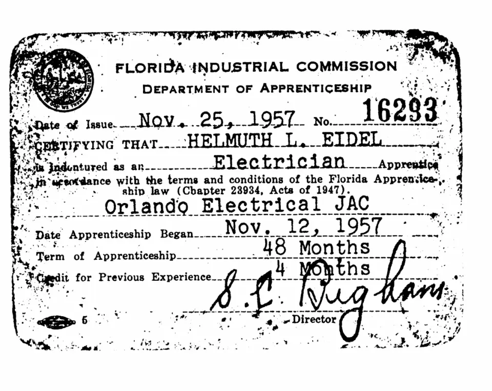 1st electrical license
